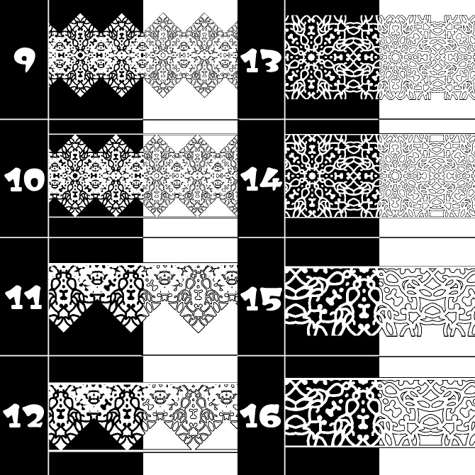 No.148みそおねぎ飾り枠集