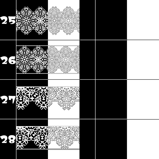 No.148みそおねぎ飾り枠集