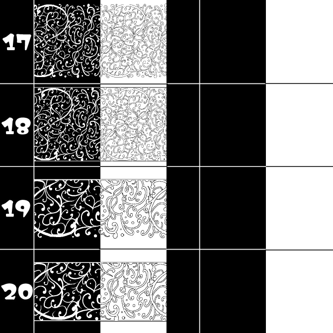 No.149みそおねぎ飾り枠集