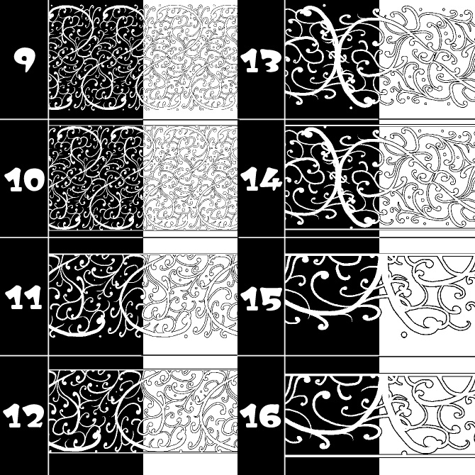 No.149みそおねぎ飾り枠集