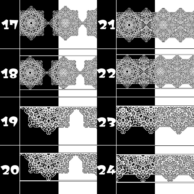 No.150みそおねぎ飾り枠集
