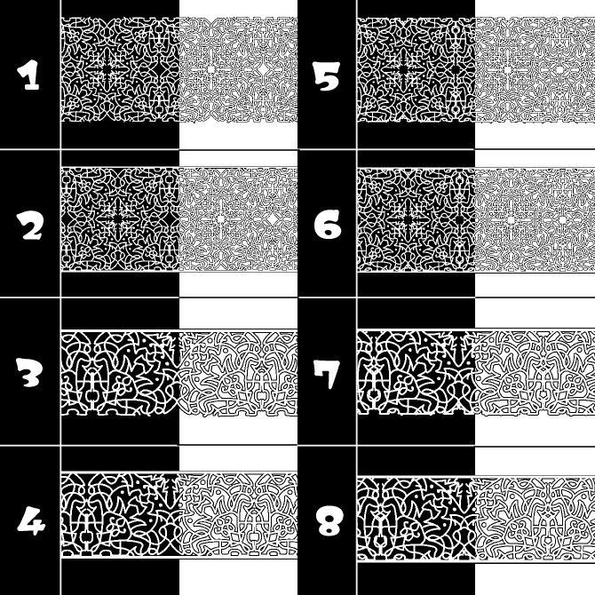 No.150みそおねぎ飾り枠集