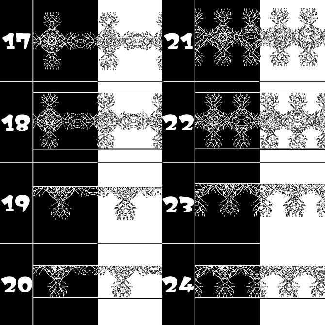No.151みそおねぎ飾り枠集