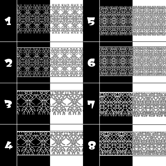 No.151みそおねぎ飾り枠集