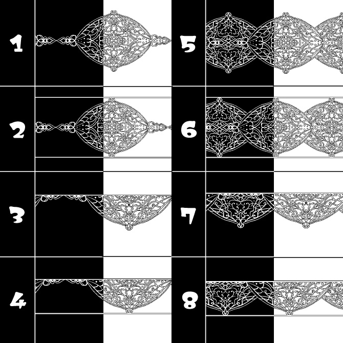 No.152みそおねぎ飾り枠集