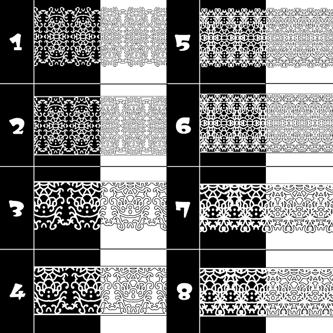 No.153みそおねぎ飾り枠集