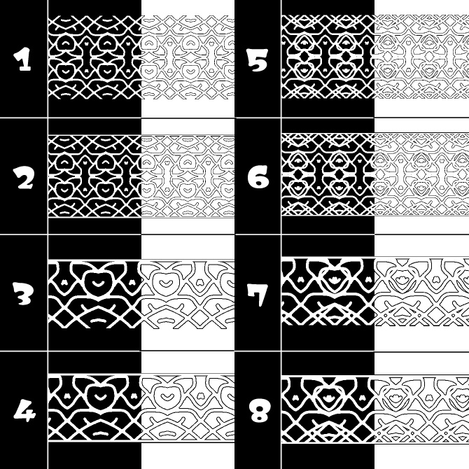 No.154みそおねぎ飾り枠集
