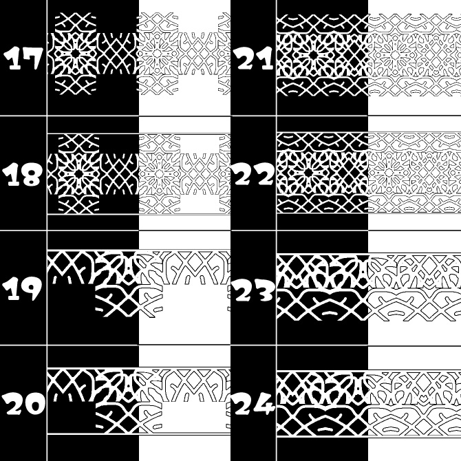 No.154みそおねぎ飾り枠集