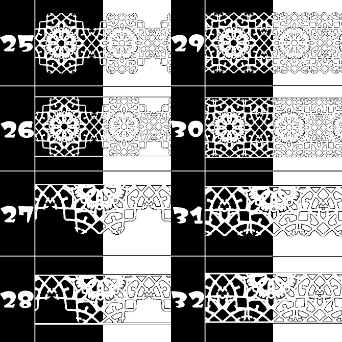 No.154みそおねぎ飾り枠集
