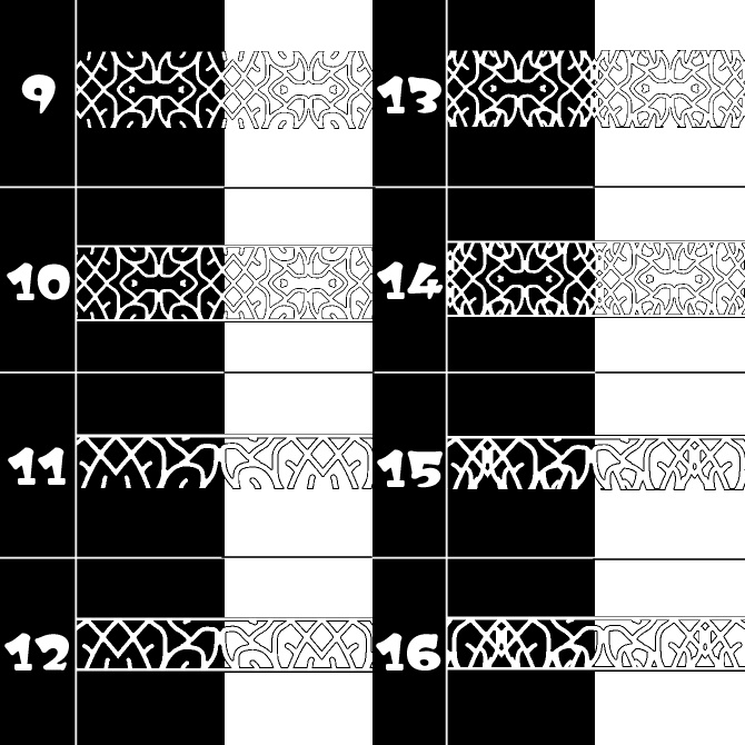 No.154みそおねぎ飾り枠集