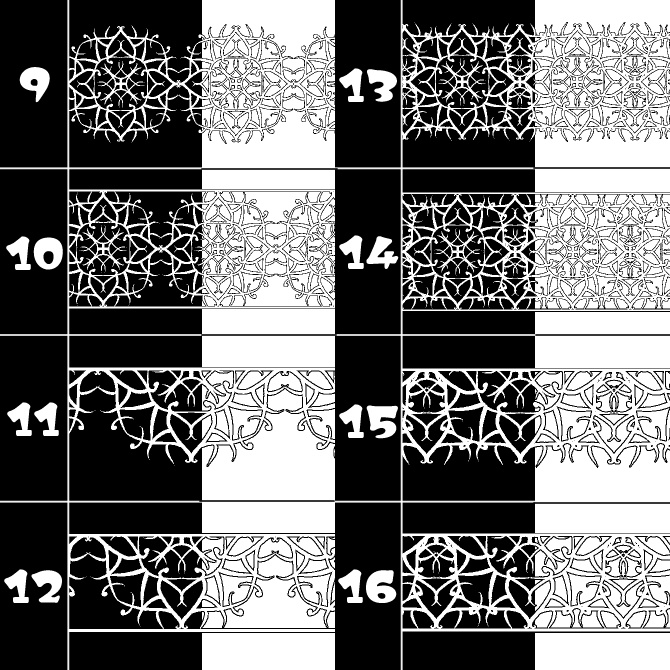 No.155aみそおねぎ飾り枠集