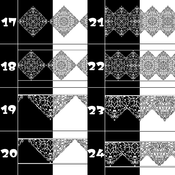 No.155aみそおねぎ飾り枠集