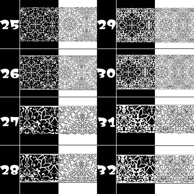 No.155aみそおねぎ飾り枠集