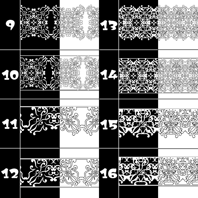 No.155bみそおねぎ飾り枠集