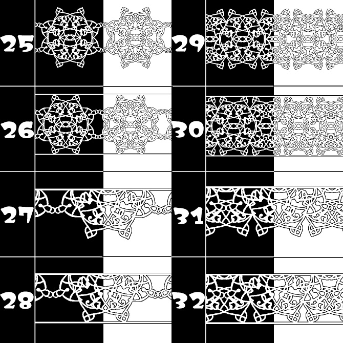 No.156みそおねぎ飾り枠集