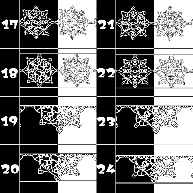 No.156みそおねぎ飾り枠集