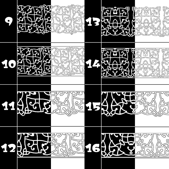 No.156みそおねぎ飾り枠集