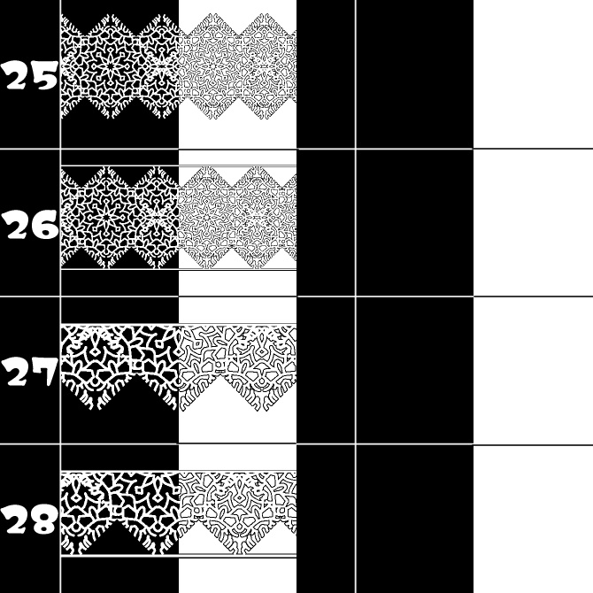 No.157みそおねぎ飾り枠集