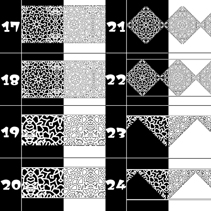 No.157みそおねぎ飾り枠集