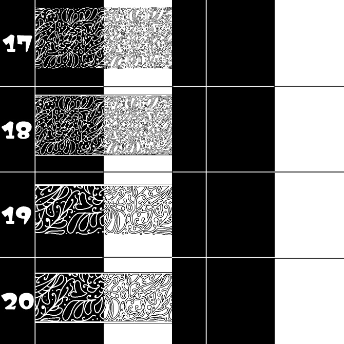 No.158みそおねぎ飾り枠集