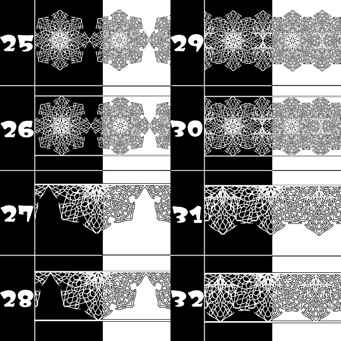 No.160みそおねぎ飾り枠集