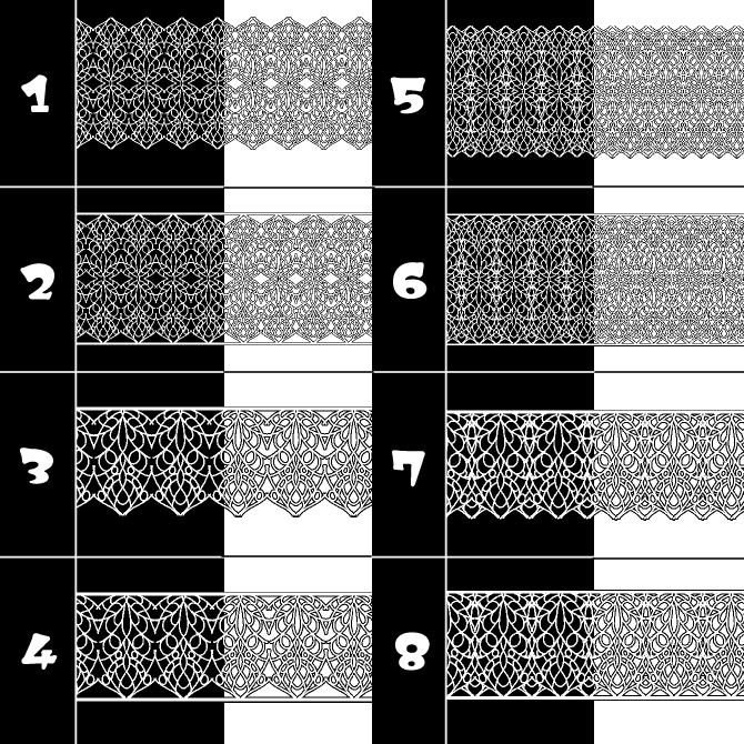 No.160みそおねぎ飾り枠集