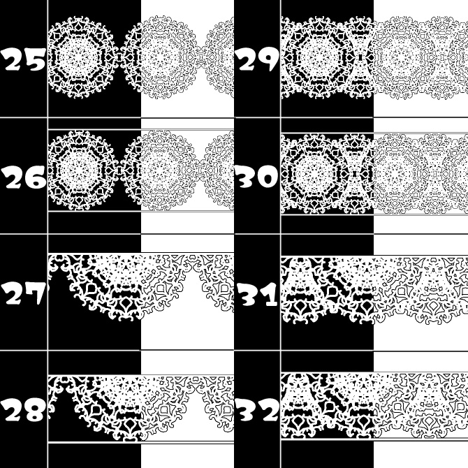 No.162みそおねぎ飾り枠集