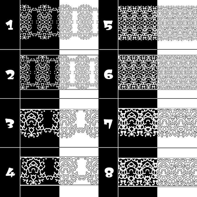No.162みそおねぎ飾り枠集