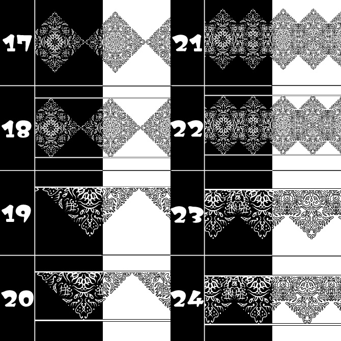 No.164aみそおねぎ飾り枠集