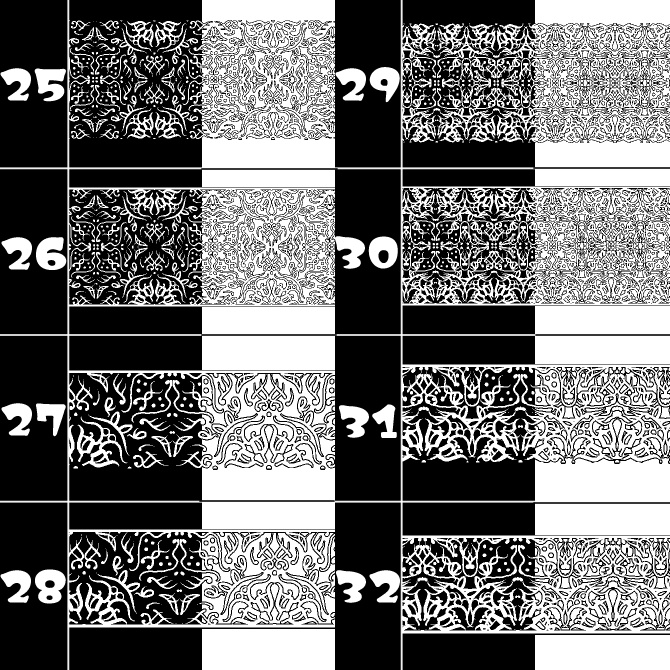 No.164bみそおねぎ飾り枠集