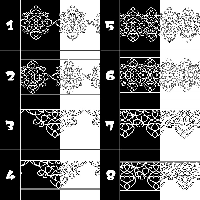 No.165みそおねぎ飾り枠集