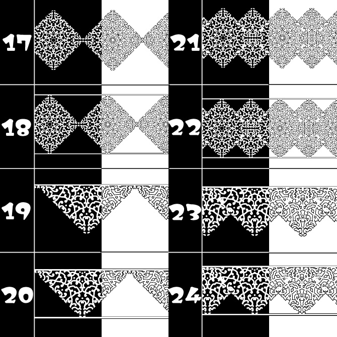 No.166みそおねぎ飾り枠集