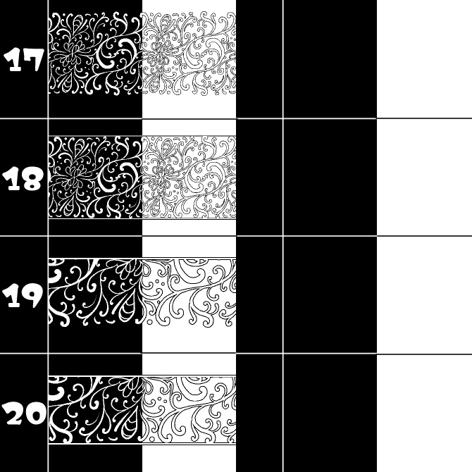 No.167みそおねぎ飾り枠集