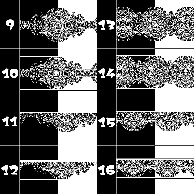 No.169aみそおねぎ飾り枠集