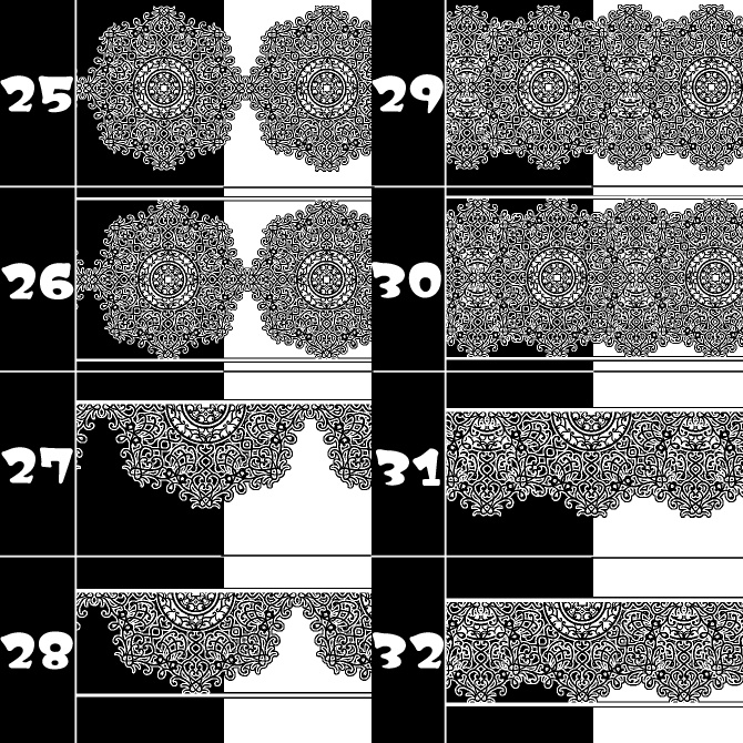 No.169bみそおねぎ飾り枠集