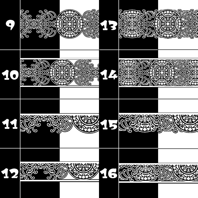 No.169bみそおねぎ飾り枠集