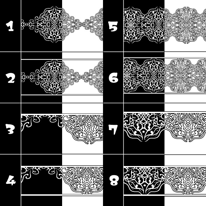 No.170みそおねぎ飾り枠集