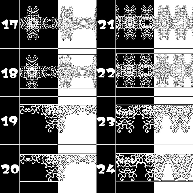 No.172みそおねぎ飾り枠集
