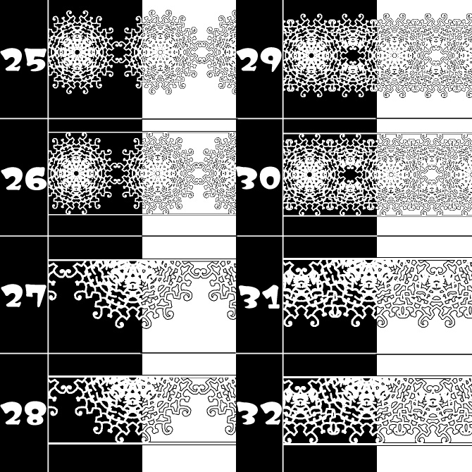 No.172みそおねぎ飾り枠集