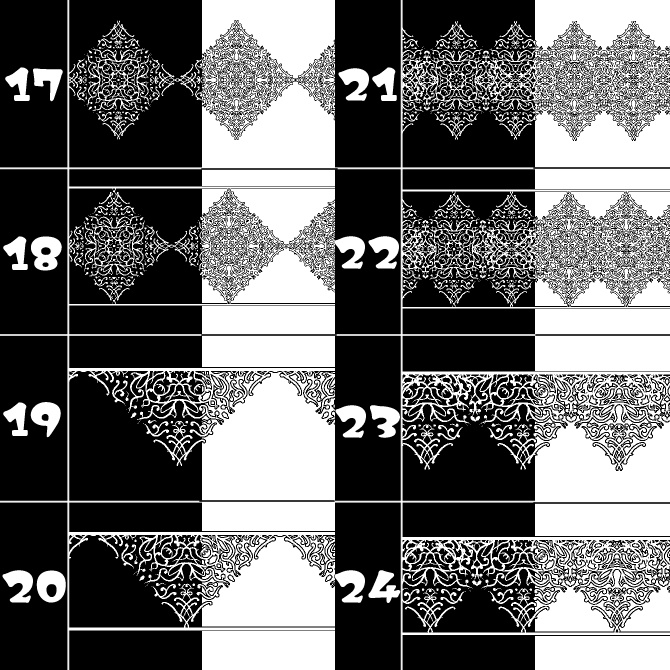 No.174aみそおねぎ飾り枠集