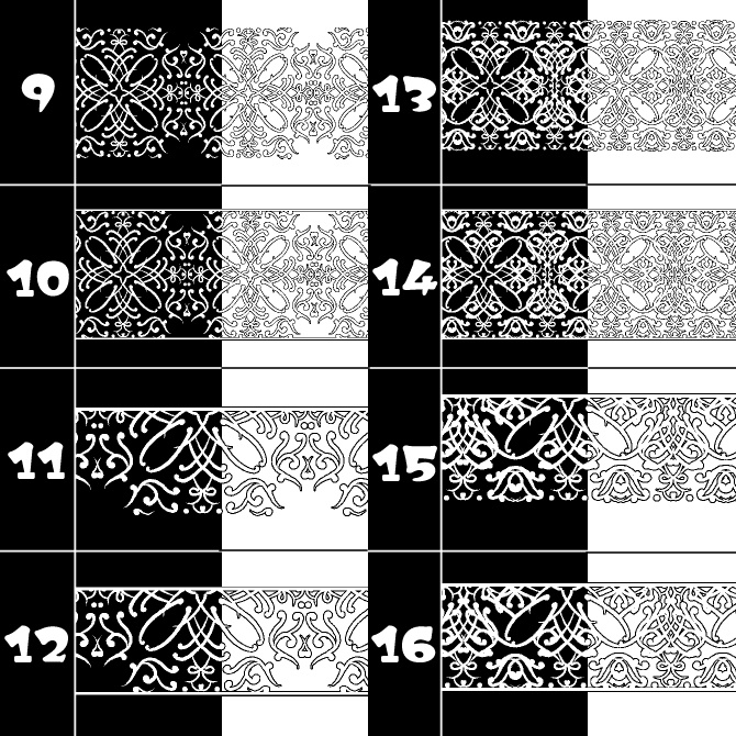 No.174bみそおねぎ飾り枠集