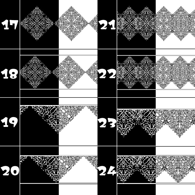 No.174bみそおねぎ飾り枠集