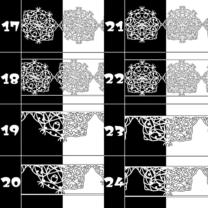 No.175みそおねぎ飾り枠集