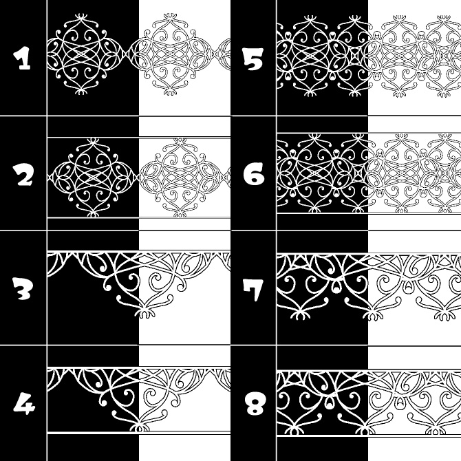 No.175みそおねぎ飾り枠集
