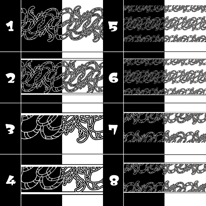 【無償】没No.4 みそおねぎ飾り枠集