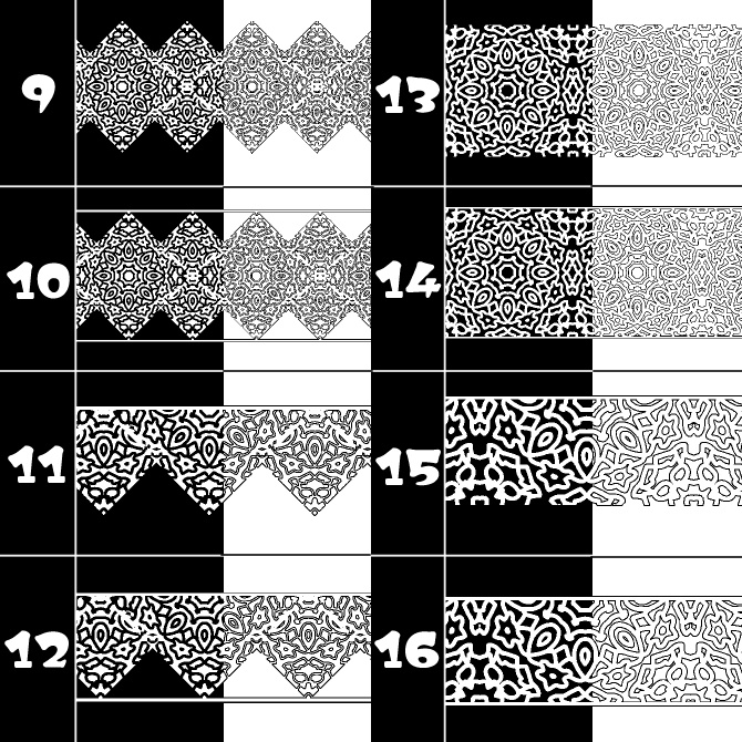 No.176みそおねぎ飾り枠集