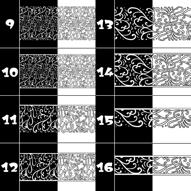 No.178みそおねぎ飾り枠集