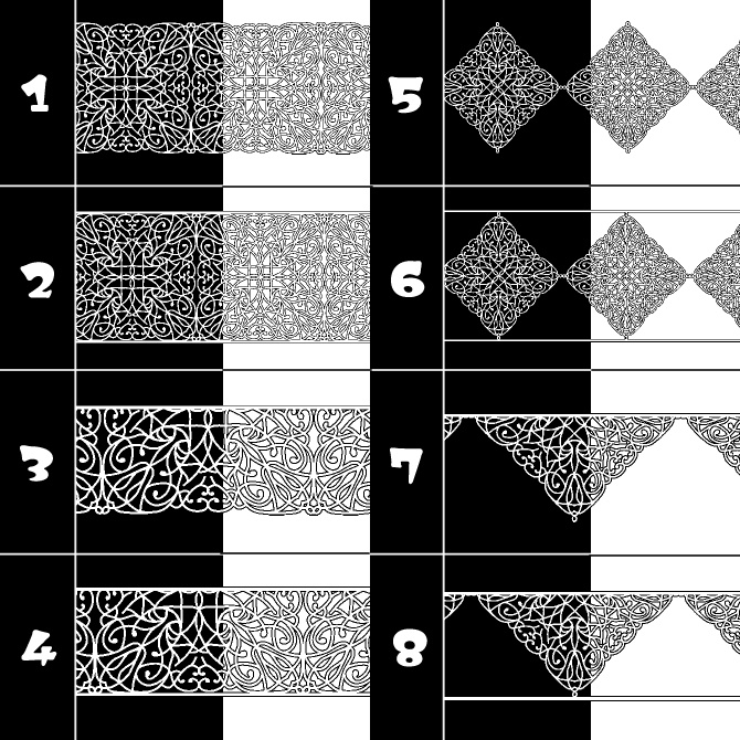 No.179みそおねぎ飾り枠集