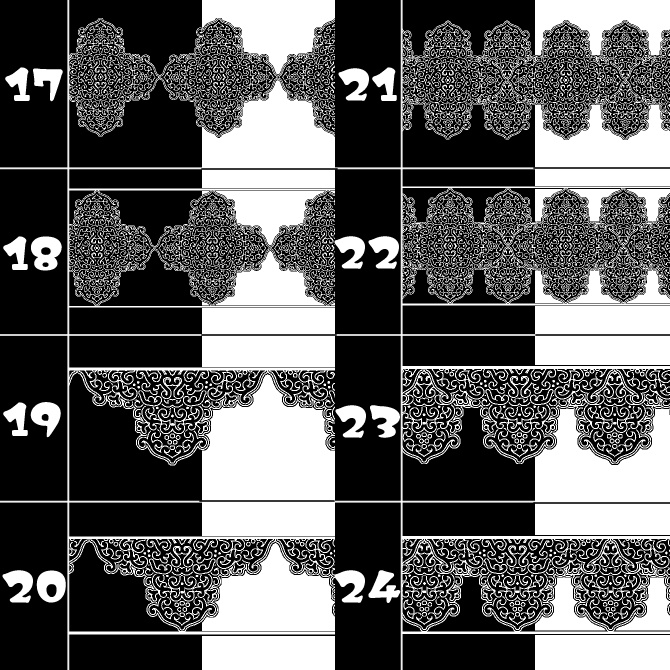 No.180aみそおねぎ飾り枠集