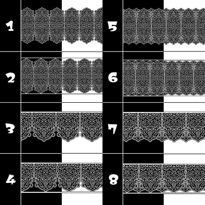 No.180aみそおねぎ飾り枠集